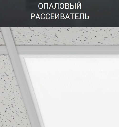 Панель светодиодная универсальная армстронг потолочная ДВО-02 3640-ПРИЗМА 36Вт 230В 4000К 595х595х19 NEOX от магазина Диал Электро