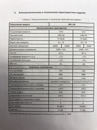 Светильник светодиодный SPO-109 32Вт 230В 6500К 2400Лм 1200мм IP40 LLT от магазина Диал Электро