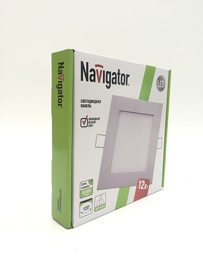 Светильник Navigator 71 384 NLP-S1-12W-840-SL-LED(172x172) от магазина Диал Электро