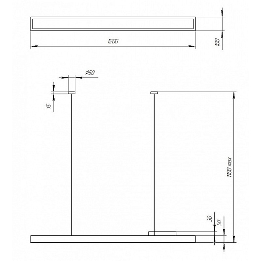 Светильник LED ЭРА Geometria SPO-115-W-40K-036 Block 36Вт 4000К 3100Лм IP40 1200*100*50 белый подвесной от магазина Диал Электро