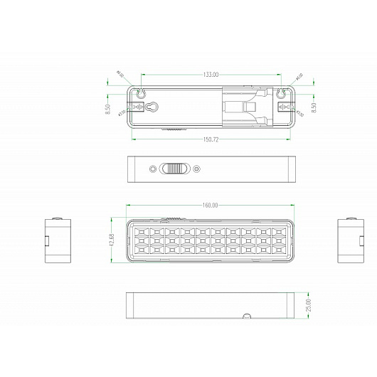 Аварийный светильник светодиодный ЭРА DBA-101-0-20 непостоянный 30LED 5ч IP20 от магазина Диал Электро