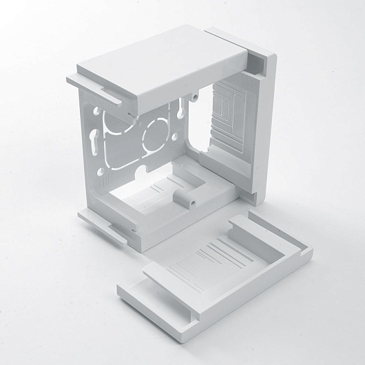 EBX20-04-1 Коробка монтажная для открытой установки 88*88*42,5мм, белый (К-440) от магазина Диал Электро