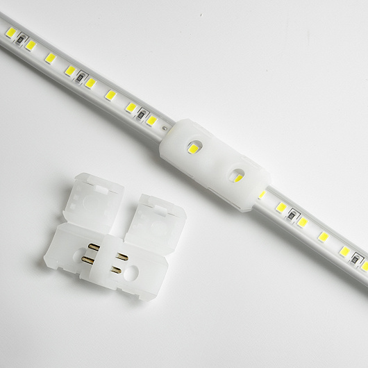 Светодиодная LED лента Feron LS710, 120SMD(2835)/м 10Вт/м 220V длина 25м, 6500K, IP65, с 1 сетевым шнуром, 2 заглушками, 2 коннекторами в комплекте от магазина Диал Электро