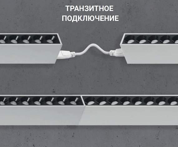 Светильник светодиодный линейный подвесной ДБО-LINE 48Вт 230В 160гр 4000К 4800Лм 100Лм/Вт белый IP40 NEOX от магазина Диал Электро