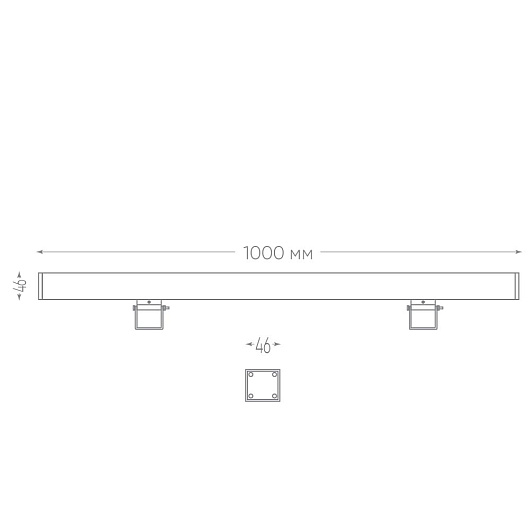 Светодиодный линейный прожектор Feron LL-889 18W, 6400К, 85-265V IP65 32200 от магазина Диал Электро