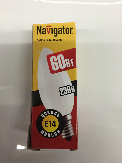 Лампа Navigator 94 309 NI-B-60-230-E14-FR от магазина Диал Электро