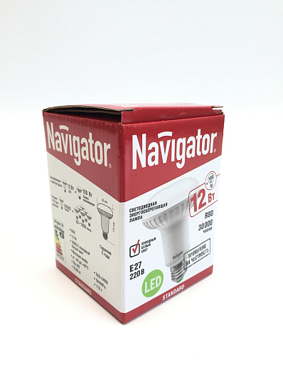 Лампа Navigator 94 336 NLL-R80-12-230-4K-E27 от магазина Диал Электро