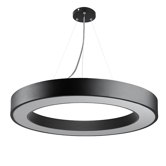 Светильник LED ЭРА Geometria SPO-134-B-40K-056 Ring 56Вт 4000К 4200Лм IP40 800*800*80 черный подвесной от магазина Диал Электро