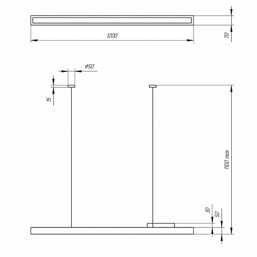 Светильник LED ЭРА Geometria SPO-116-W-40K-024 Block 24Вт 4000К 1750Лм IP40 1200*70*50 белый подвесной  от магазина Диал Электро