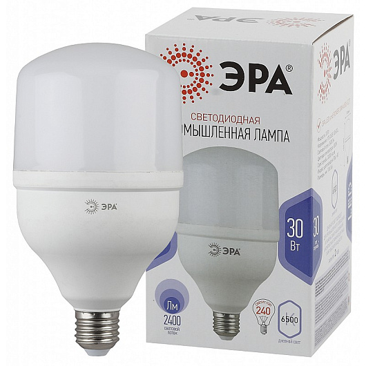 Лампа светодиодная ЭРА STD LED POWER T100-30W-6500-E27 E27 / Е27 30 Вт колокол холодный дневной свет от магазина Диал Электро