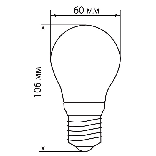 Лампа светодиодная, 6LED (7W) 230V E27 2700K, LB-57 от магазина Диал Электро