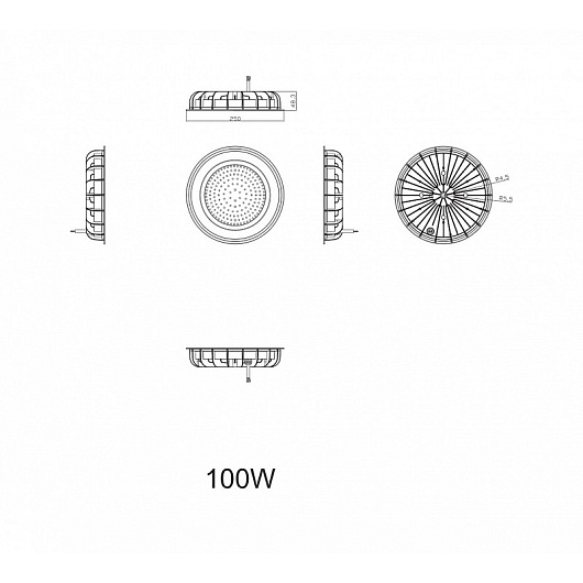 SPP-402-0-50K-100 ЭРА Cветильник cветодиодный подвесной IP65 100Вт 10000Лм 5000К Кп<2% КСС Д от магазина Диал Электро