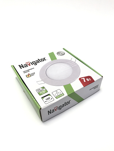 Встраиваемые точечные светильники Navigator 71 376 NLP-R1-7W-R120-830-SL-LED от магазина Диал Электро