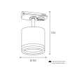 Трековый светильник WOLTA WTL-GX53/06B IP20 под лампу GX53 Чёрный LUCE 83x124 1/30 от магазина Диал Электро