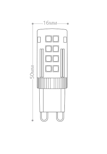 Лампа светодиодная Feron LB-432 G9 5W 2700K от магазина Диал Электро