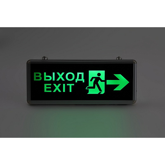 Аварийный светильник ЭРА SSA-101-3-20 светодиодный 3ч 3Вт ВЫХОД-EXIT-ЧЕЛОВЕК-стрелка двусторонний от магазина Диал Электро