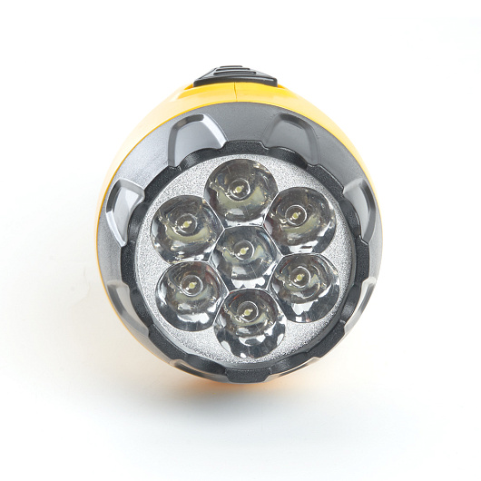 Фонарь аккумуляторный. 7 LED DC (свинцово-кислотная батарея). желтый. TH2294 (TH93B) от магазина Диал Электро