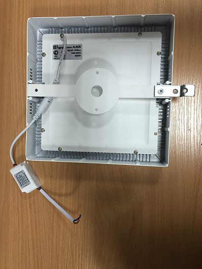 Светильник накладной со светодиодами AL505 90LED, 18W, 1440Lm, белый (4000К), 960mA, IP20, 225*225*4 от магазина Диал Электро